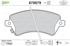 ÖN BALATA COROLLA 1.4-1.6-1.4VVTİ-1.6VVTİ-1.8 VVTİ 02-07 1.4 D4D 04-07 2.0D4D 02-07