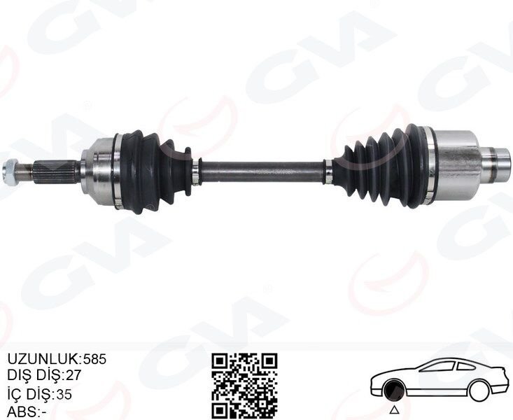 ON AKS KOMPLE SAG MONDEO 3 1.8 - 2.0 16V- 2.0TDCI 00>07