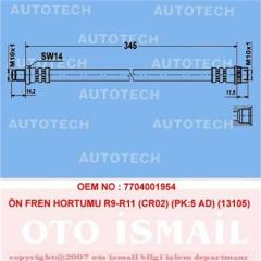 ÖN FREN HORTUMU R9-R11 CR02 PK:5 AD 13105