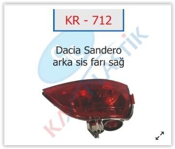 ARKA SİS FAR LAMBASI SAĞ SYMBOL-MEGANE 4-SANDERO JOY MODEL