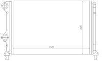 RADYATÖR DOBLO 1.9 JTD-1.3MTJ MEK AC KLİMASIZ 700x305x38 -46807378
