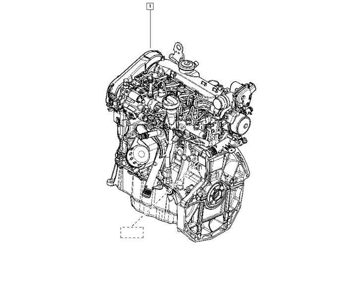KOMPLE MOTOR SANDERO CLIO 09. TCE H4B