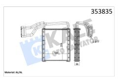 KALORIFER RADYATORU TRANSIT V363 14 17 CUSTOM V362 14 17 ARKA