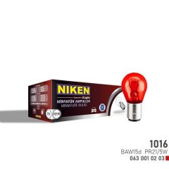 NIKEN 1016 AMPUL ŞAŞI TERS YK TIR.BAW15 KIRMIZI 10LU