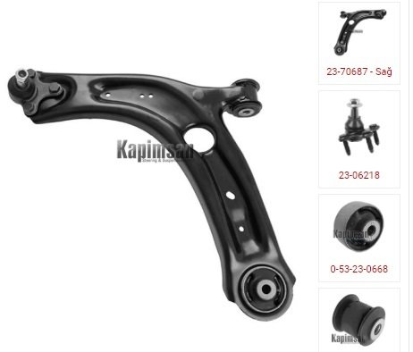 SALINCAK ÖN SOL ALT VW PASSAT VIII 14 TOURAN 16 ATECA 16 SUPERB 15 KODIAQ 17 ARTEON 17