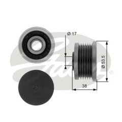 ALTERNATÖR KASNAĞI RULMANLI LAGUNA 2 01- -MEGANE 2-3 08- -TRAFIC 2 06- -MASTER 2 06- 1.9DCI