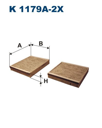 POLEN FİLTRESİ P207 1.4-1.4HDI-1.6HDI-1.4 16V-1.6 16V 06 C3 2 1.4-1.4HDI-1.6HDI 09 KARBONLU