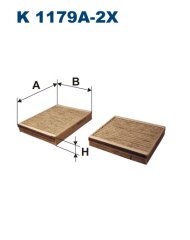 POLEN FİLTRESİ P207 1.4-1.4HDI-1.6HDI-1.4 16V-1.6 16V 06 C3 2 1.4-1.4HDI-1.6HDI 09 KARBONLU