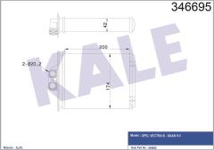 KALORİFER RADYATÖRÜ VECTRA B 96-02 250x182
