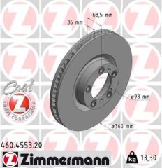 FREN DİSK ON SOL PORSCHE CAYENNE 9YA 17 PANAMERA 971 16 360 mm - 36 mm