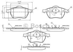 ÖN BALATA FİŞLİ P406 2.0-2.1 TD 94-04 306 GTİ 93-01 XANTIA XM 0986TB2035