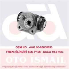 x FREN SİLİNDİRİ SOL P106 1.0-1.1 96 19.05mm