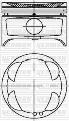 PISTON SEGMAN STANDART COROLLA 1.6 INJ 4AFE 92-99
