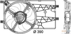 FAN MOTORU KLİMALI PEUGEOT BIPPER 08 CITROEN NEMO 08 FIAT FIORINO 08 1.3-1.4 HDI