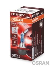 AMPUL 12V H11 55W NIGHT BREAKER LASER 150 GÜÇLÜ 20 BEYAZ IŞIK İKİLİ AMBALAJ