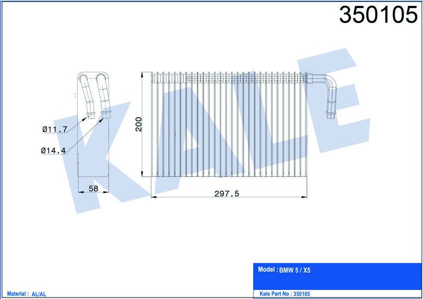 EVAPORATOR BMW E39 E53 RANGE ROVER 3 VOGUE L322 02 12