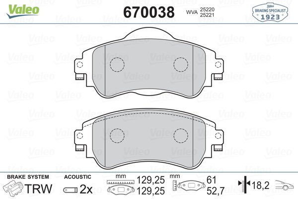 ÖN FREN BALATASI CITROEN C4 B7 1.4 VTI 09 > C4 1.6 HDI 11/2009 > DS4 1.6 HDI 1. 4.2011 >