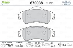 ÖN FREN BALATASI CITROEN C4 B7 1.4 VTI 09 > C4 1.6 HDI 11/2009 > DS4 1.6 HDI 1. 4.2011 >