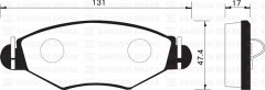 ÖN FREN BALATASI PEUGEOT P206 1.4 1.6 09/98 P306 1.4 1.6 5/93