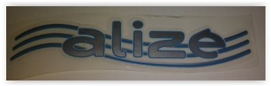 ARKA BAGAJ YAZISI ALİZE CLIO SYMBOL
