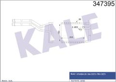 KALORİFER RADYATÖRÜ HYUNDAI İ30 1.4L 1.6L G4FA G4FC benzinli 07-12 1.6L D4FB dizel 07-11 - ALEMİNY UM