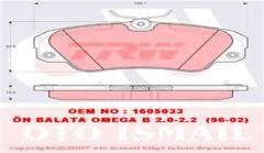 ÖN BALATA OMEGA A B 2.0-2.2 90