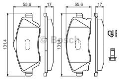 ÖN BALATA COMBO C-CORSA C 1.3-1.7 CDTI 01 > MERIVA 03 > TIGRA 04 > 0986TB2381 / 0986494510