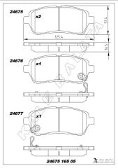 ÖN BALATA FIESTA VI 1.4-1.4TDCİ 1.6 TDCI 08 SWIFT 10 JUSTY 07 MAZDA 2 07 SIRION 08