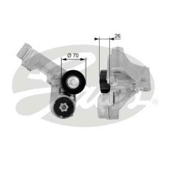 ALTERNATÖR GERGİ RULMANI KÜTÜKLÜ CONNECT 02 14 FOCUS 1 98 04 1.8 TDCİ