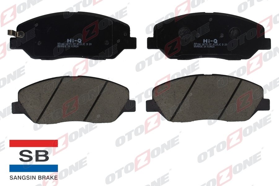 ÖN FREN BALATA HYUNDAI SANTAFE 2.0L 2.2L D4EB CRDi 06-12 / H3500 2.5L CRDİ 15-> / KIA SORENTO 10-15 / SSANGYONG ACTYON SPORT KORANDO 2.0L Xdi 11->