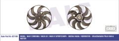 FAN MOTORU PERVANELİ POLO-CORDOBA 02-09 IBIZA 4-5-FABIA 99-08 1.2-1.4 16V-1.6 16V 300W-390mm DAVLUMBAZ YOK