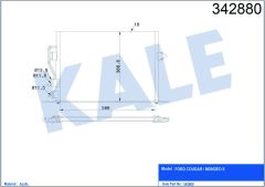 KLİMA KONDENSERİ FORD COUGAR-MONDEO 2- AL-AL