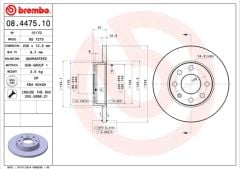 ÖN FREN AYNASI CORSA B-ASTRA F-VECTRA A-ASCONA C-COMBO B 94-01 236x13x4DL DOLU