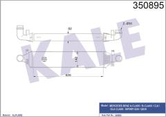 TURBOSARJ RADYATORU MERCEDES W176 W246 C117 X156