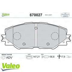 ÖN BALATA AURIS 1.4 D-1.4-1.8 1.6 VVTI-2.0 D-2.2 D 07 12 RAV4 3 2.0 VVTİ 06 12 2.2D-4D 06