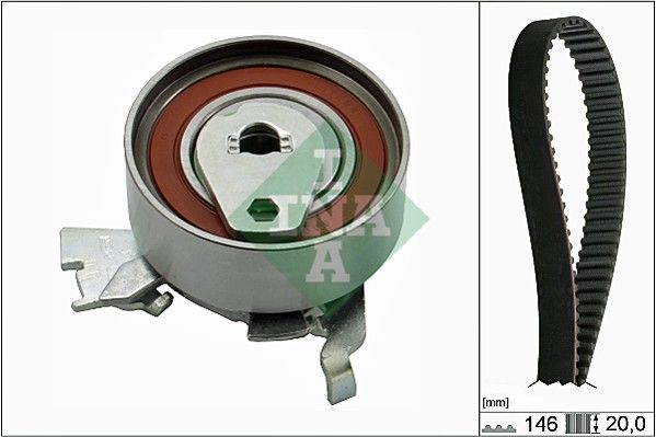 EKSANTRİK GERGİ KİTİ 146x200 VECTRA A-OMEGA A-ASTRA F-CALIBRA-KADETT E 1.8i-2.0i 8V 18SV-C18NZ-20NE