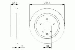 ARKA FREN AYNASI NISSAN JUKE 10 QASHQAI 11 SERENA 10 5B 292mm