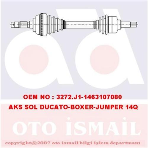 x AKS ÖN SOL DUCATO 2.8 TDI 97-02 -BOXER-JUMPER 2.0 2.5 D 2.5TDI 94-00 14Q abs li