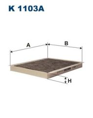 POLEN FİLTRESİ BRAVO 2 07 STILO 801-06 DELTA 3 08 1.4-1.6D- 1.9JTD-2.0D KARBONLU