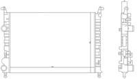 RADYATÖR PALIO 1.2-ALBEA 1.6 AC KLİMASIZ MEK 530x379x22 ALÜMİNYUM