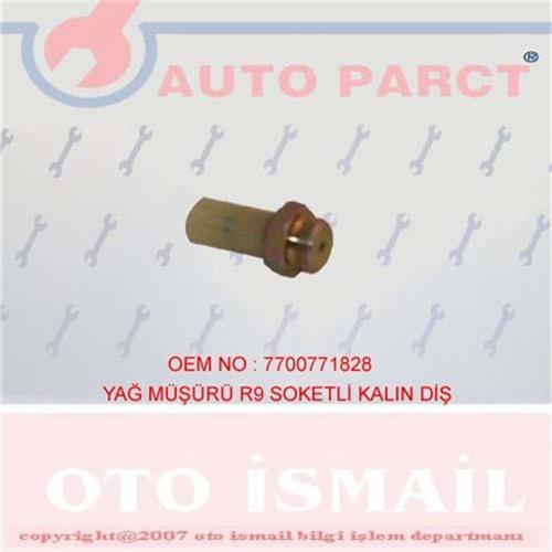 30031 YAĞ MÜŞÜRÜ R11 FLASH-CLIO-MEGANE-LAGUNA KALIN DİŞ BEYAZ SOKETLİ