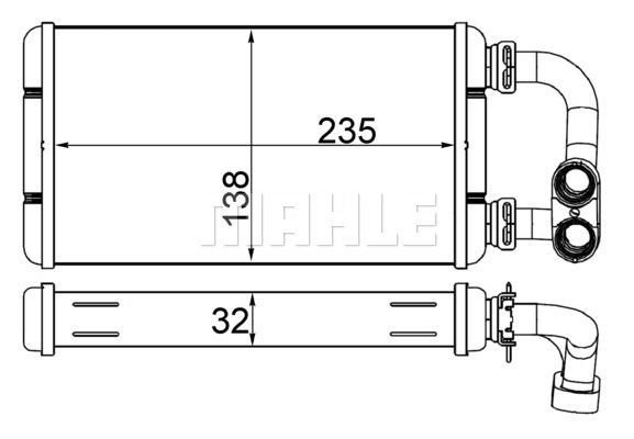 KALORIFER RADYATORU KLIMASIZ COMPACT BMW E36 95 98