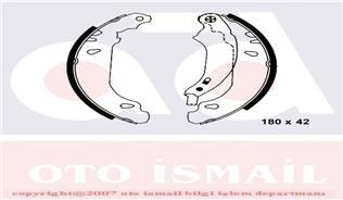 ARKA PABUÇ BALATA CLIO 2 98 05 SYMBOL 2 08 LOGAN 04 11 SANDERO 08 11 180x40