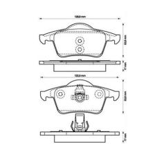 ARKA BALATA VOLVO S60 2000-2010 S80 1998-2006 V70 97-07 XC70 97-07 S70 97-00 0986TB2352