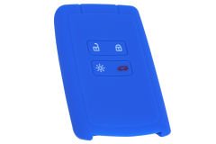 KONTAK ANAHTAR KUMANDA KORUYUCU KILIF SİLİKON 4 TUŞ MAVİ RENAULT TALISMAN-MEGANE 4-CLIO 5-KADJAR CAPTUR-ZOE-KOLEOS