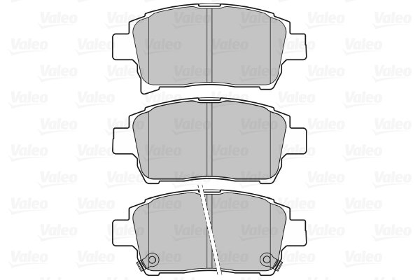 x DİSK FREN BALATASI ÖN ASCENT 2001-2003-CELICA 1999-2005-COROLLA 2002-2007-ECHO 2003-2005