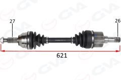 ÖN AKS KOMPLE SOL FORD MONDEO 1 -2 1.6- 1.8 - 2.0 93>00