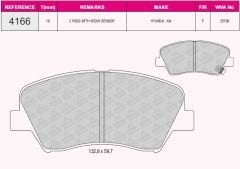ÖN BALATA İ30 1.4-1.6-1.6 GDI-1.6 CRDI 11 KIA CEED 12 GDB3549 0986TB3190