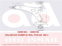 ALT SALINCAK KOMPLE SOL FOCUS 98-04 TÜM MODELLER ROTILLI