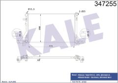 RADYATÖR MASTER 3-MOVANO B 2.3DCI-CDTI 10 KLİMALI 773x469x26 mm
